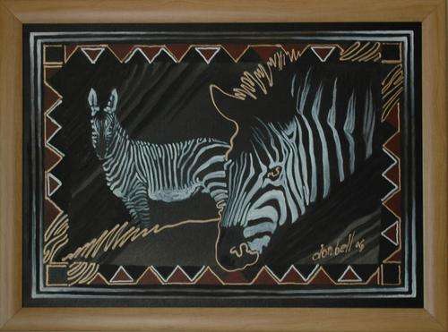 *** STUNNING FRAMED DON BELL *** 990mm x 740mm ****