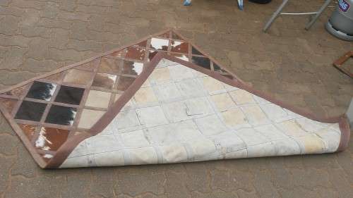 Nguni skin carpet