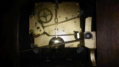 Karl Lauffler mantel clock vintage