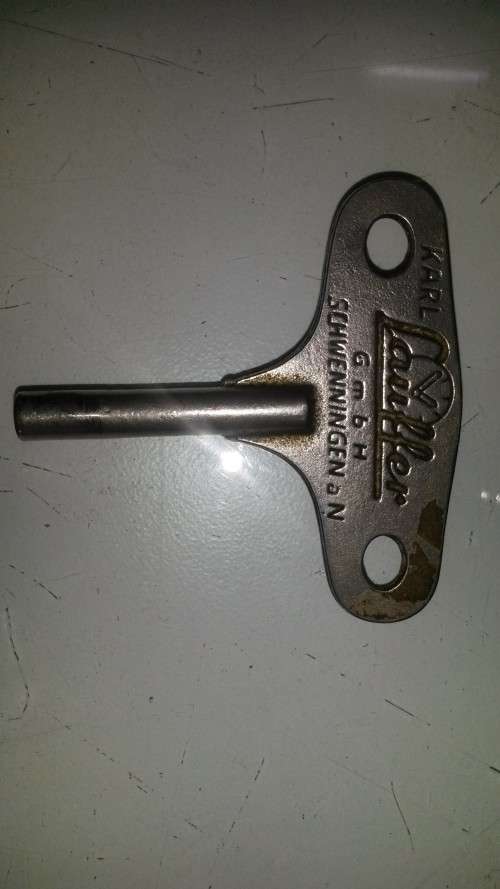 Karl Lauffler mantel clock vintage