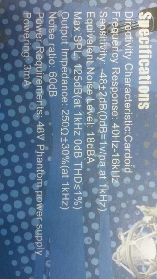 C1 condenser studio microphone