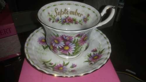 ROYAL ALBERT BONE CHINA (FLOWER OF THE MONTH SERIES)