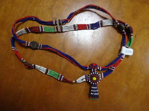 Multi coloured Tribal Necklace