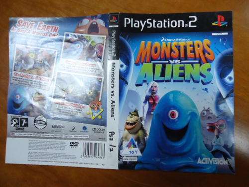 Dreamwork's Monsters Vs Aliens - Original PS2 Game