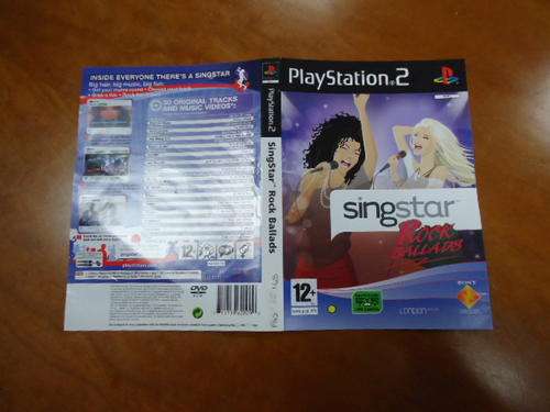 Singstar Rock Ballads - PS2 Game