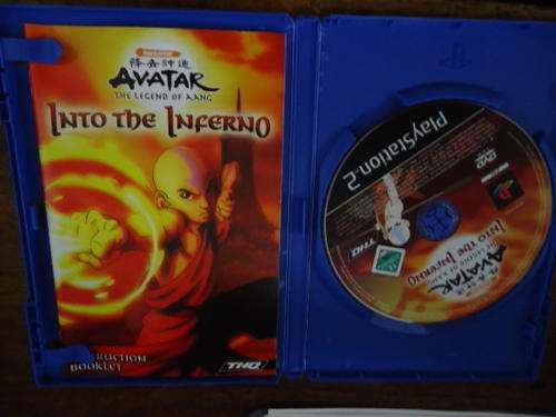 Avatar: Into the inferno PS2 - No front cover