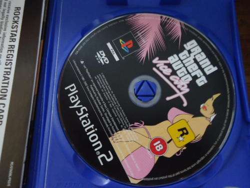 Grand theft auto: Vice City  PS2 - No front cover