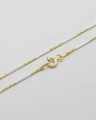 45CM SOLID STERLING SILVER CHAIN