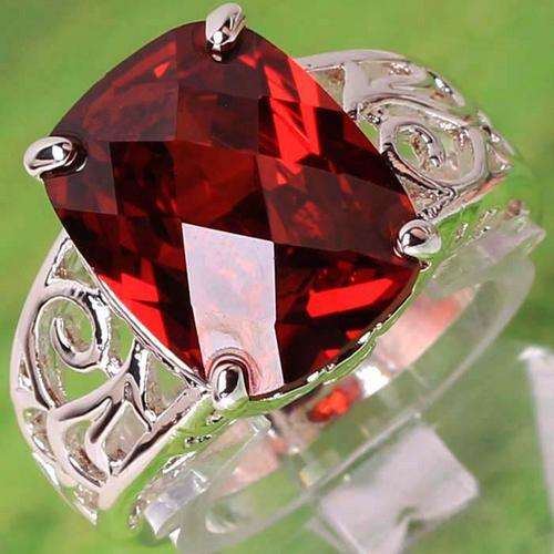 RUBY QUARTZ RING SIZE 9
