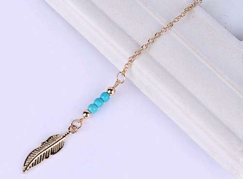 BOHEMIAN LONG FEATHER NECKLACE