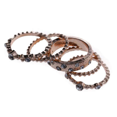 ROSE GOLD PLATED STACKER RINGS
