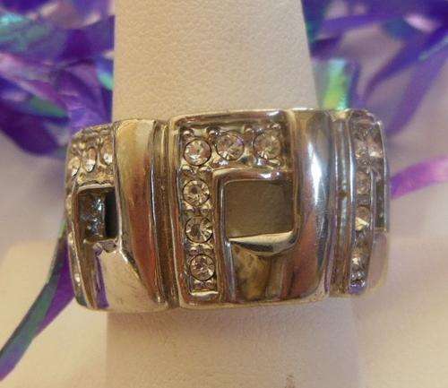 SUMMER SALE!!!! CZ DRESS RING SIZE 9