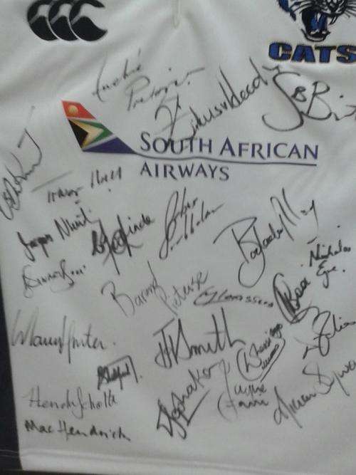 SIGNED CATS RUGBY JERSEY