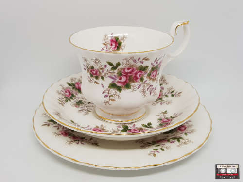 Royal Albert Bone China Trio - Lavender Rose Pattern