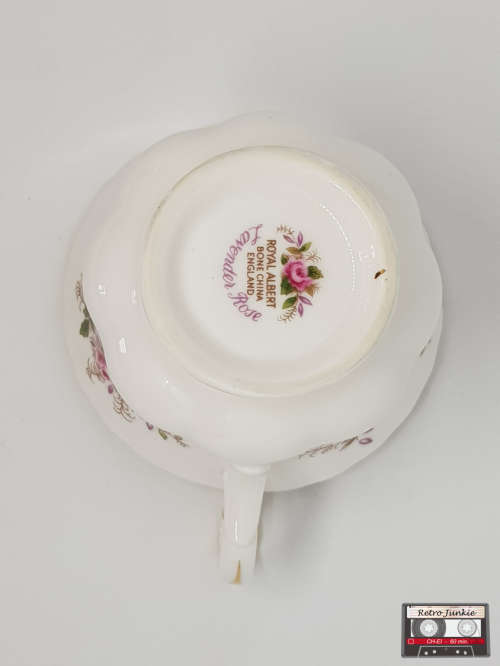 Royal Albert Bone China Trio - Lavender Rose Pattern