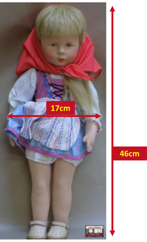 Kathe Kruse Doll with LOADS of Rare Accessories (Circa1957/58)