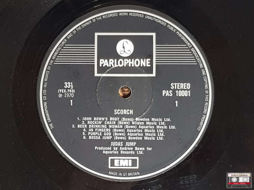 Judas Jump - Scorch - Vinyl LP Record - 1970 Pressing!