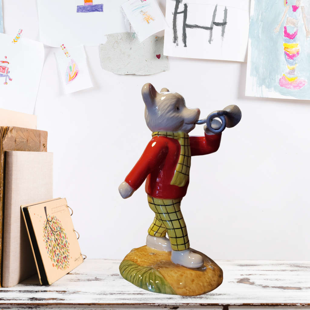 Royal Doulton - Rupert Bear Collection- Rupert`s Silver Trumpet - RB8