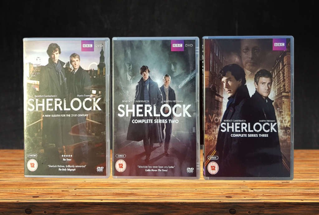 Sherlock Season 1, Season 2, and Season 3 - DVDs