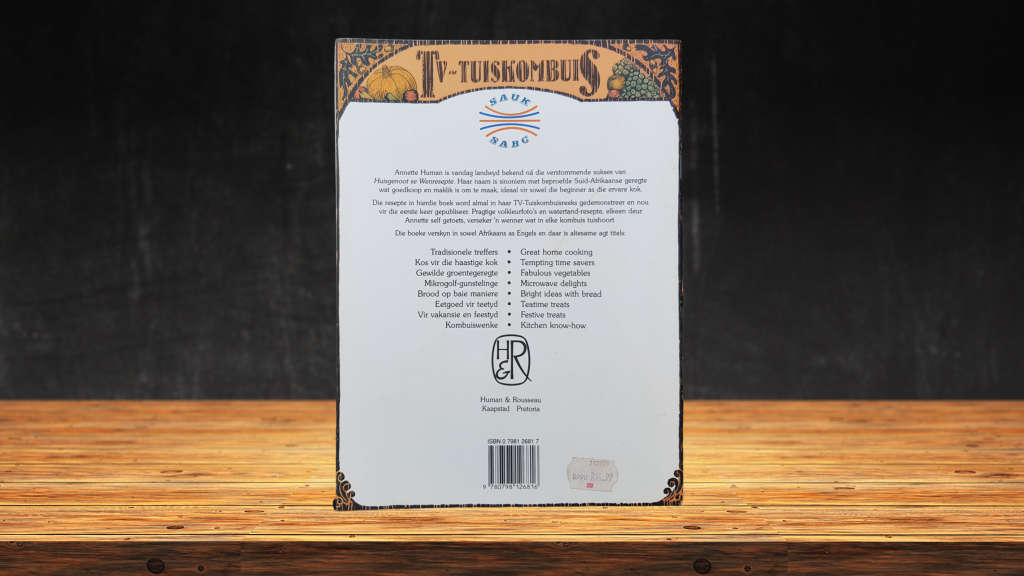 TV-Tuiskombuis  Mikrogolf Gunstelinge deur Annette Human Sagteband Goeie Toestand