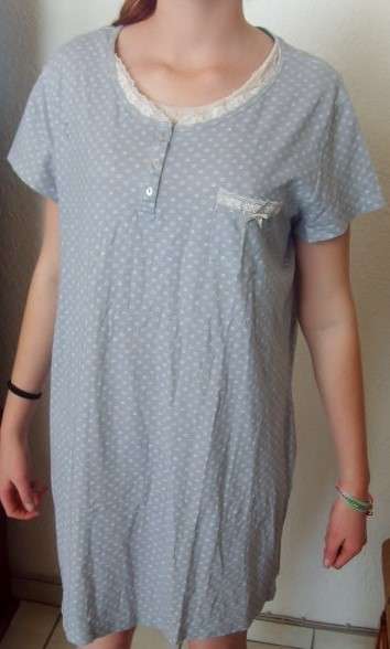 SLEEP SHIRT, DOVE BLUE.WOOLWORTHS. SIZE LARGE. AS NEW