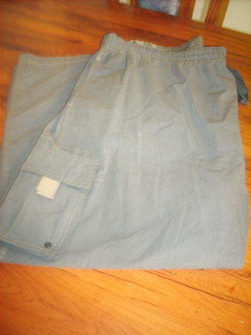 ELASTICATED CHARCOAL PANTS. CHEROKEE. SIZE XXLARGE