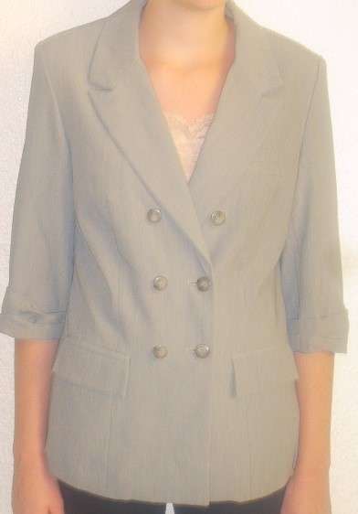 DOVE GREY JACKET. TRUWORTHS  SIZE 36.AS NEW