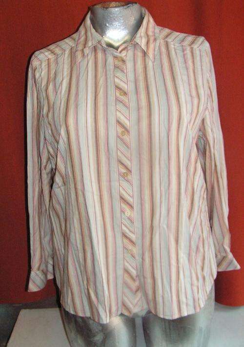 SHADES OF AUTUMNS LONG SLEEVE SHIRT. SIZE 20. CONDITION: AS NEW