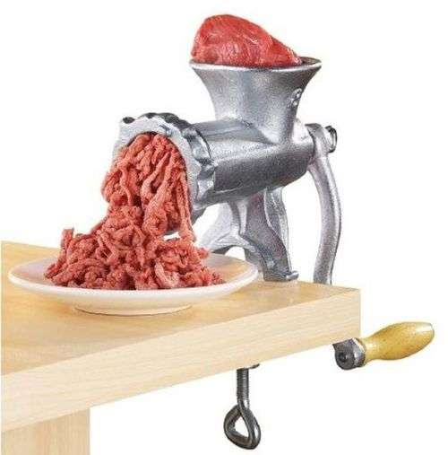 Heavy Duty Hand Operated Meat Mincer size10
