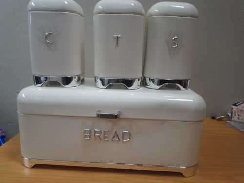 Bread bin and Storage Canisters