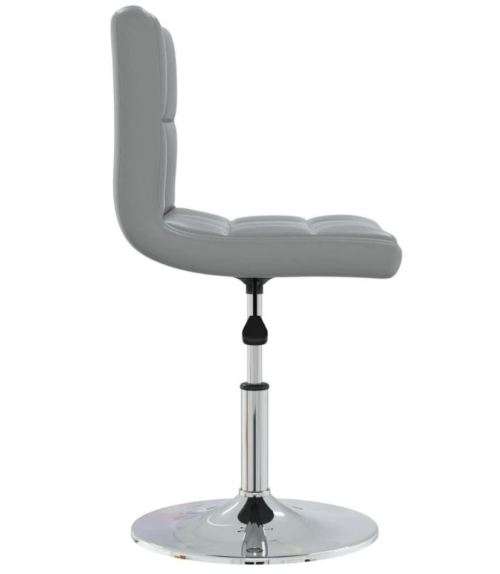 PU Swivel Barstool - Gray