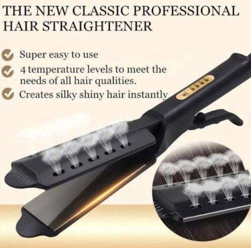 Flat Iron Hair Straightener and Steamer
