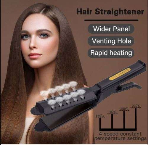 Flat Iron Hair Straightener and Steamer