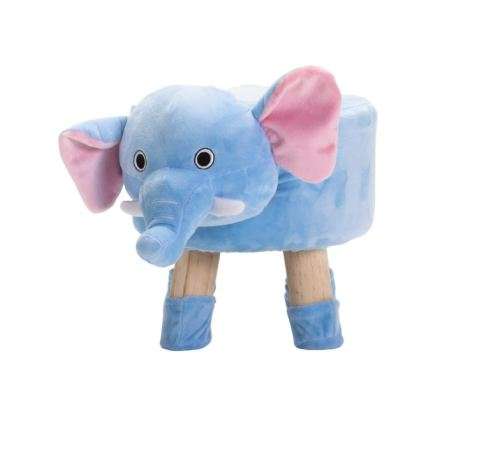 Animal Character Kiddies Stool - Elephant
