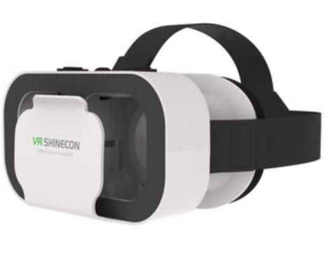 White Virtual Reality Glasses