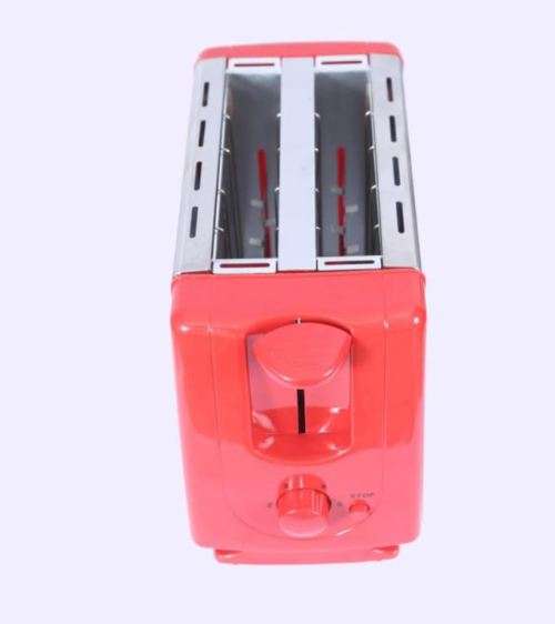 Conic 700W 6 Browning Level Retro 2 Slice Electric Toaster -Red