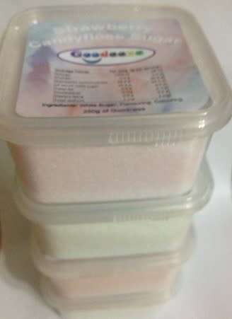 Mixed Candy Floss Sugar - Blueberry and Strawberry 4 units