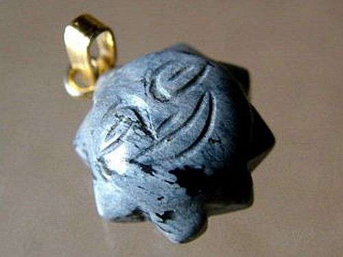 Snowflake Obsidian Sun Pendant