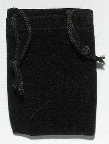 Black Velveteen Bag - small