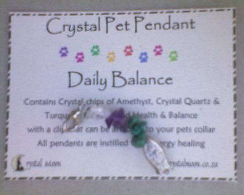 Crystal Pet Pendant : Daily Balance