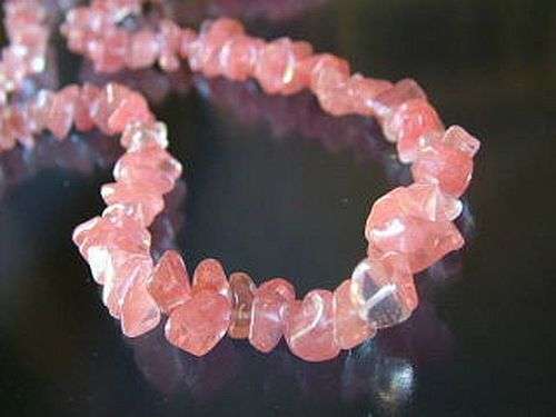 Cherry Quartz Bracelet 19 cm