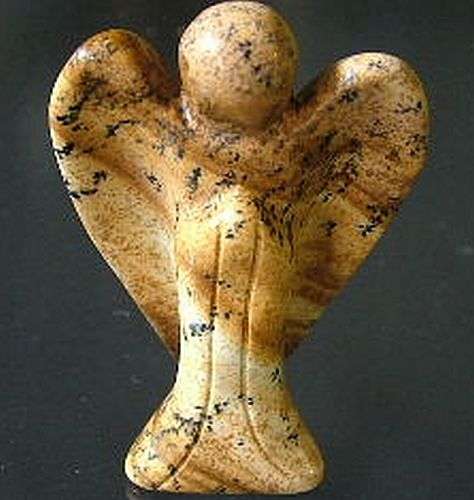 Picture Stone Jasper Crystal Angel