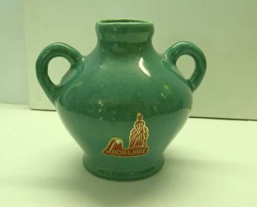 Lucia Ware candle holders and Toby