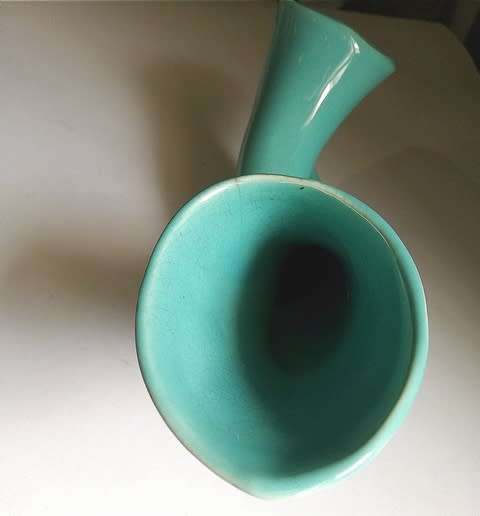 Lucia Ware twin horn vase