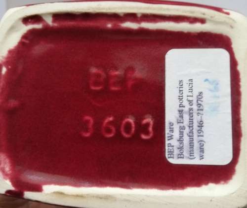 BEP (Lucia)vase with Antelope relief