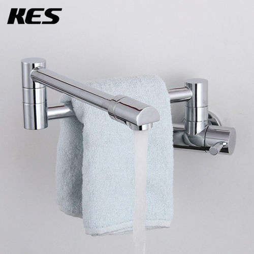 K920 SINGLE HANDLE SWIVEL POT FULLER FAUCET SWING SPOUT WALL MOUNT