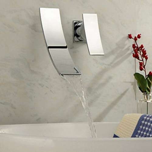 WALL MOUNT BATHROOM MIXER FAUCET