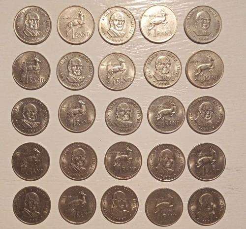 AU 1990 R1 R.S.A , Pieter W. Botha 80 coins bid on 1 to take them all