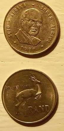 AU 1990 R1 R.S.A , Pieter W. Botha 7 coins bid on 1 to take them all