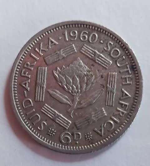 1960 6d Union of South Africa